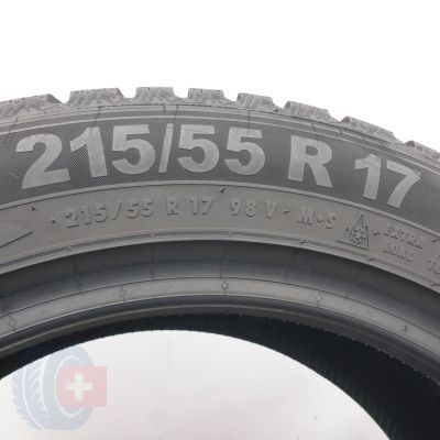 5. 215 55 17 2x SEMPERIT 215/55 R17 98V XL Speed-Grip 5 Winterreifen 2025 8,5mm WIE NEU 
