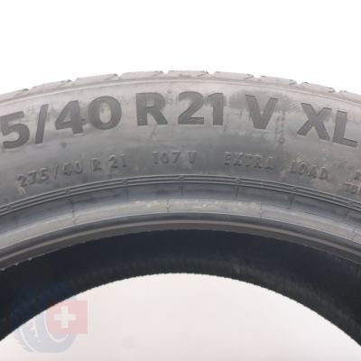 4. 275 40 21 2x CONTINENTAL 275/40 R21 107V XL PremiumContact6 Sommerreifen 2023 WIE NEU VOLL