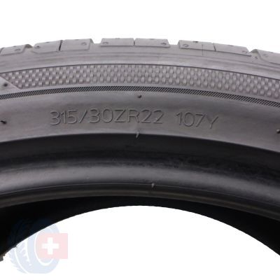 3. 315 30 22 1x HANKOOK 315/30 R22 102Y XL Ventus S1 evo3 SUV K127A Sommerreifen 2022 6,5mm