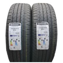 3. 215 65 16 4xCONTINENTAL 215/65 R16 98H EcoContact 6 Sommerreifen 2023 VOLL WIE NEU