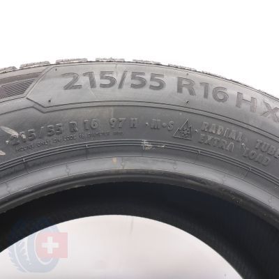 6. 215 55 16 2x BARUM 215/55 R16 97H XL Polaris 5 Winterreifen 2023 VOLL WIE NEU 
