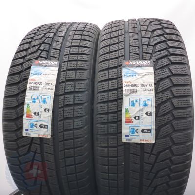 5. 265 45 20 4x HANKOOK 265/45 R20 108V XL Winter I Cept Evo SUV 2 Winterreifen 2019 Ungebraucht   