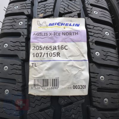 2. 205/65 R16C 2x MICHELIN 107/105R Agilis X-Ice North KOLCE Zimowe 2022