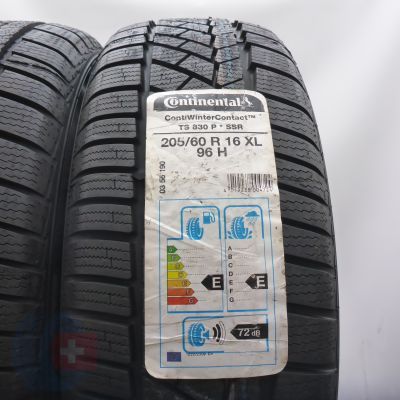 3. 205 60 16 2x CONTINENTAL 205/60 R16 96H XL ContiWinterContact TS 830 P RFT BMW Winterreifen 2020 Ungebraucht  