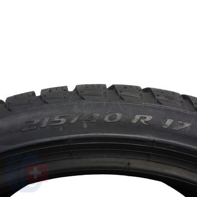 4. 215 40 17 2x PIRELLI 215/40 R17 87H XL Sottozero 3 Winter Winterreifen 2019 VOLL Wie Neu