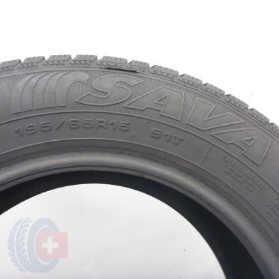 6. 195 65 15 2x SAVA 195/65 R15 91T Eskimo S3+ Winterreifen 2020 7-7,5mm