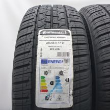 2. 225 55 17C 2x CONTINENTAL 225/55 R17C 109/107H VanContact 4Season Ganzjahresreifen 2023 VOLL WIE NEU 
