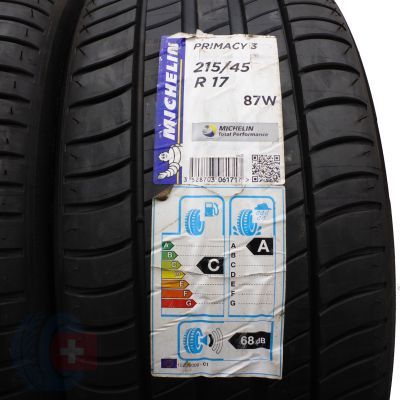 3. 215 45 17 4x MICHELIN 215/45 R17 87W Primacy 3 Sommerreifen 2016/17 VOLL Ungebraucht