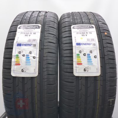 4.  215 60 16 4x CONTINENTAL 215/60 R16 95V EcoContact 6 SEAL Sommerreifen 2023 Ungebraucht   