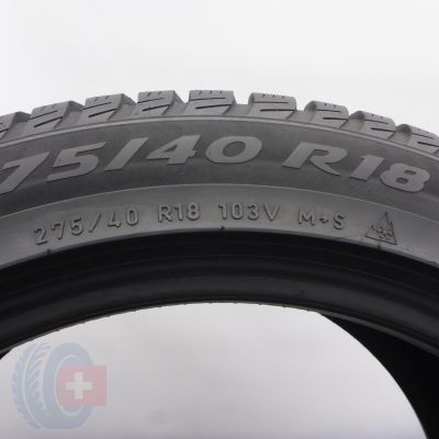 5. 275 40 18 2x PIRELLI 275/40 R18 103V XL Sottozero 3 Winter RunFlat BMW Winterreifen 2022 5,2-5,5mm