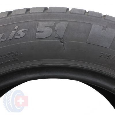 8. 4 x MICHELIN 215/60 R16C 103/101T Agilis 51 Sommerreifen 2016 6-7mm