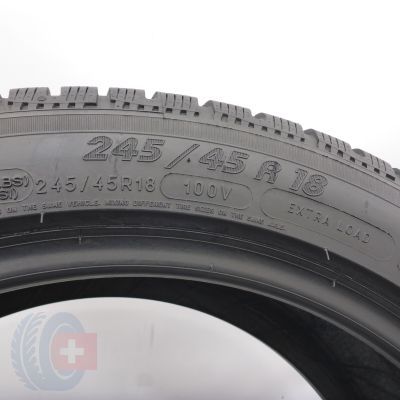 2. 245 45 18 1x MICHELIN 245/45 R18 100V XL PilotAlpin PA4 BMW MO Winterreifen 2018 6,8mm