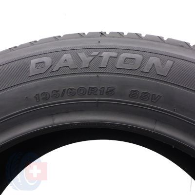 5. 195 60 15 4xDAYTON 195/60 R15 88V Touring 2 Sommerreifen WIE NEU VOLL