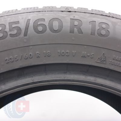 6. 235 60 18 4x CONTINENTAL 235/60 R18 103V WinterContact TS870P Winterreifen 2023 6,8mm