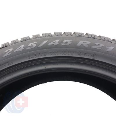 6.  245 45 21 2x PIRELLI  245/45 R21 104V XL Winter 2 Scorpion PNCS Winterreifen 2023 7,8-8mm 