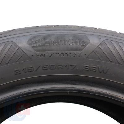 4. 2 x GOODYEAR 215/55 R17 98W XL EfficientGrip Performance 2 Sommerreifen 2023 6mm