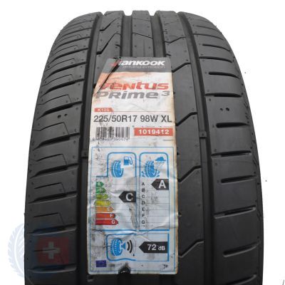 225 50 17 1x HANKOOK 225/50 R17 98W XL Ventus Prime3 Sommerreifen 2017 VOLL Ungebraucht  