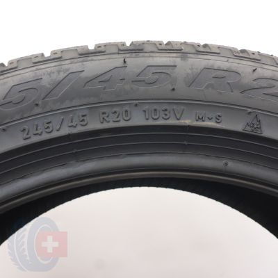 6. 245 45 20 2x PIRELLI 245/45 R20 103V XL Scorpion Winter Winterreifen 2022 WIE NEU VOLL