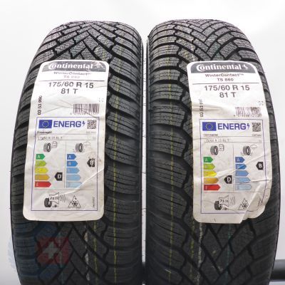 4. 175 60 15 4x CONTINENTAL 175/60 R15 81T WinterContact TS 860 Winterreifen 2023 Ungebraucht    