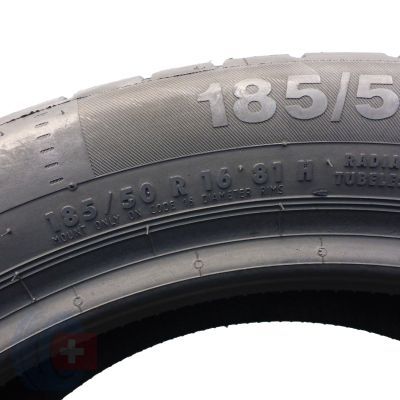 6. 185 50 16 2x CONTINENTAL 185/50 R16 81H ContiEcoContact 5 Sommerreifen 2018 VOLL 