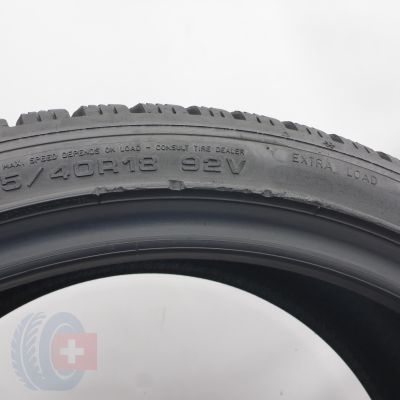 6. 225 40 18 2x DUNLOP 225/40 R18 92V XL WinterSport 5 Winterreifen 2023 7,9-8mm