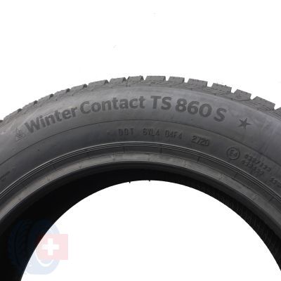 6. 195 60 16 4x CONTINENTAL 195/60 R16 89H WinterContact TS 860 S BMW Winterreifen 2020 VOLL WIE NEU