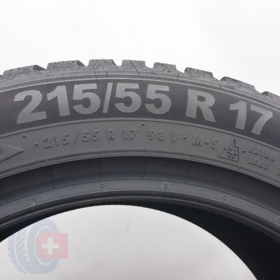 7. 215 55 17 4x SEMPERIT 215/55 R17 98V XL Speed-Grip 5 Winterreifen 2024 8mm WIE NEU
