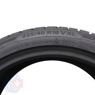 3.  225/40 R18 1x BARUM 225/40 R18 92V XL Polaris 5 Winterreifen 2021 8,5mm WIE NEU