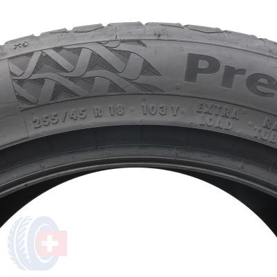 2. 255 45 18 1x CONTINENTAL 255/45 R18 103Y XL PremiumContact7 Sommerreifen 2024 6,5mm