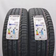 215 65 17 2x CONTINENTAL 215/65 R17 99V PremiumContact6 Sommerreifen 2021 WIE NEU VOLL