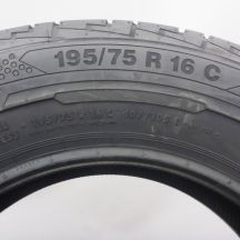 5. 195 75 16C 1x CONTINENTAL107/105R ContiVanContact 100 Sommerreifen 2019 VOLL 