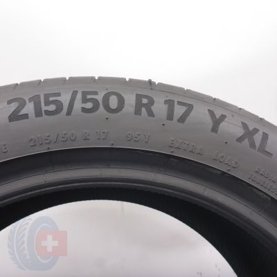 5.  215 50 17 1x CONTINENTAL 215/50 R17 95Y XL PremiumContact 6 Sommmerreifen 2021 Ungebraucht  