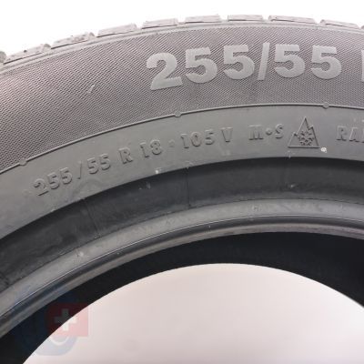 6. 255 55 18 4x CONTINENTAL 255/55 R18 105V ContiWinterContact TS830P SUV NO Winterreifen 2014, 2015, 2018 6-6,8mm