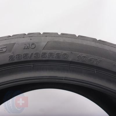 4. 285 35 20 2x BRIDGESTONE 285/35 R20 104Y XL M0 Turanza T005 Sommerreifen 2019 6,8mm