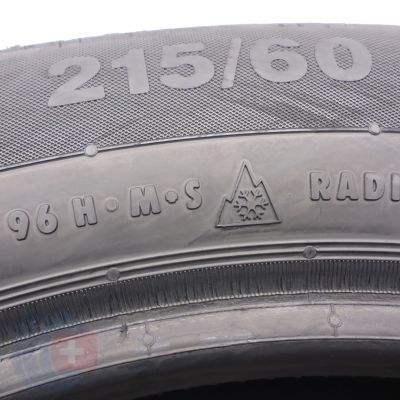 8. 215 60 17 4x CONTINENTAL 215/60 R17  96H ContiWinterContact TS 830 P M0 Winterreifen 2018 8,8-8,2mm 