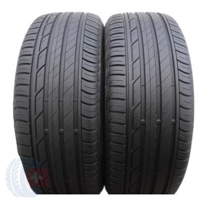 3. 4 x BRIDGESTONE 215/50 R18 92H  Turanza T001 Sommerreifen DOT20  6-7mm