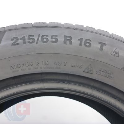 5. 215 65 16 2x CONTINENTAL 215/65 R16 98T WinterContact TS850P SUV Winterreifen 2017, 2018 7,2-7mm