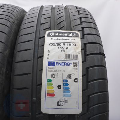 2. 255 60 18 2x CONTINENTAL 255/60 R18 112V XL PremiumContact 6 Sommerreifen 2022  Ungebraucht  