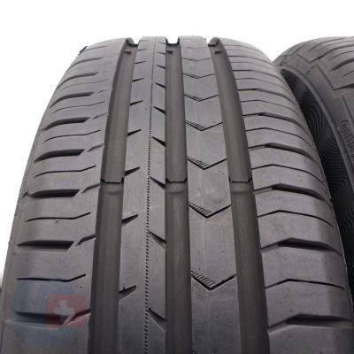 2. 195 65 15 2x CONTINENTAL 195/65 R15 91H ContiPremiumContact 5 Sommerreifen 7-7,5mm 2016/17 Wie Neu