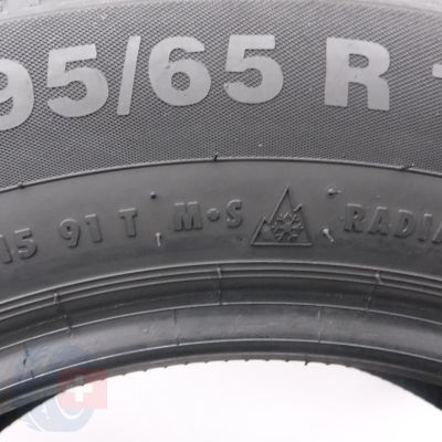 2. 195 65 15 2x CONTINENTAL 195/65 R15 91T MO ContiWinterContact TS830P Winterreifen 2023 7,8-8mm
