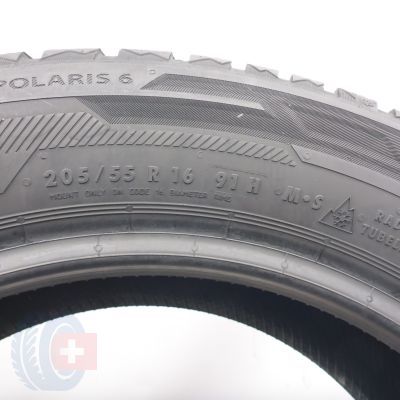 7. 205 55 16 4x BARUM 205/55 R16 91H Polaris 6 Winterreifen 2025 9-8,5mm WIE NEU 