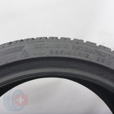 9.  225 40 19 4x BRIDGESTONE 225/40 R19  93W XL Blizzak 6 Winterreifen 2025 7,8-7mm WIE NEU
