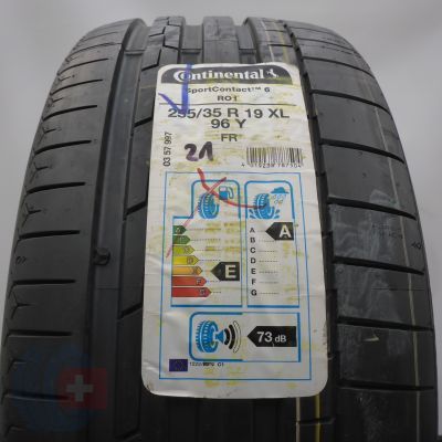 255 35 19 1x CONTINENTA L255/35 R19 96Y XL SportContact 6 Sommerreifen 2020 Ungebraucht  