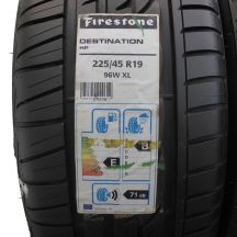 2. 4 x FIRESTONE 225/45 R19 96W XL Destination Hp Sommerreifen  2018 VOLL WIE NEU 