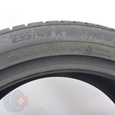 5. 235 45 18  2x CONTINENTAL 235/45 R18 94V XL WinterContact TS 870 P SEAL Winterreifen 2022 VOLL WIE NEU 