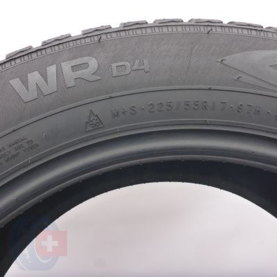 4.  225 55 17 1x NOKIAN 225/55 R17 97H WR D4 Winterreifen 2015 VOLL Ungebraucht  