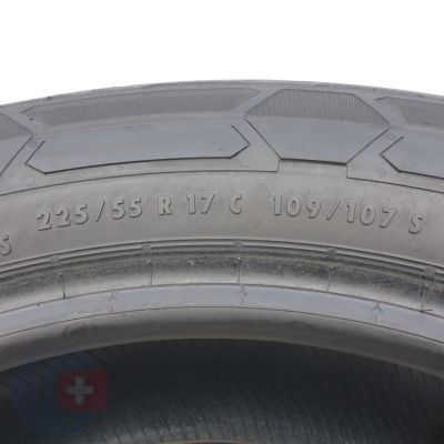 5. 225 55 17C 2x CONTINENTAL 225/55 R17C 109/107S VanContact Winter Winterreifen 2025 6,5-7mm