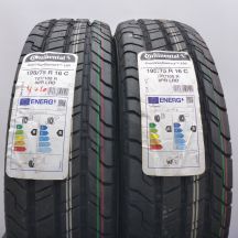 195 75 16C 2x CONTINENTAL 195/75 R16C 107/105R ContiVanContact 100 Sommerreifen 2022 VOLL WIE NEU