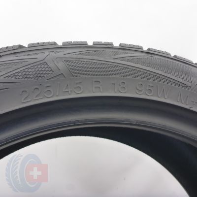 5. 225 45 18 2x VREDESTEIN 225/45 R18 95W XL Wintrac Pro Winterreifen 2021, 2021 7,5mm