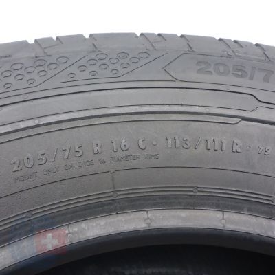 5. 205 75 16C 4x CONTINENTAL 205/75 R16C 113/111R ContiVanContact 200 Sommerreifen 2020, 2022 8mm